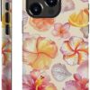 Compatible with for iPhone 14 Pro Max,Watercolor Floral Shell Phone Case for Girl Women Boy Men,Scratch Resistant Shockproof Cover Case for iPhone 14 Pro Max