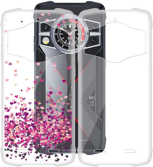 for  9 (6.58") Case, Shockproof Protective Black Case Soft Silicone Bumper Shell 2 Black Flexible Rubber Phone Protective Cases TPU Cover