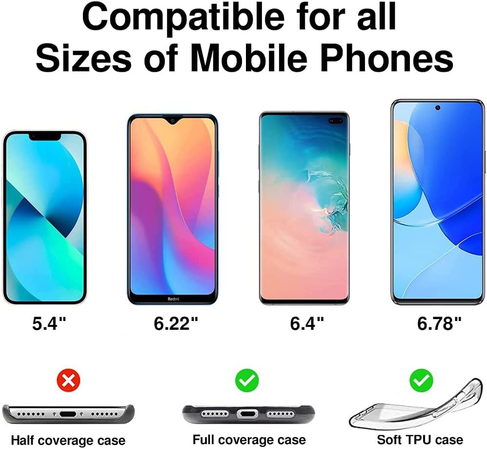 Innovatemee BL9000 Pro 5G Case + Universal Mobile Phone Lanyards, Neck/Crossbody Soft Strap Silicone TPU Cover Bumper Shell for Innovatemee BL9000 Pro 5G (6.78”)