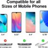 C300 4G Case + Universal Mobile Phone Lanyards, Crossbody Soft Strap Silicone TPU Cover Bumper Shell for C300 4G (6.52”)