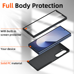 Leather Case for Samsung Galaxy Z Fold 6