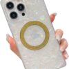 Pearl Pattern Compatible with iPhone 11 Rectangle Edge Case, Slim Soft TPU Silicone Protective Bumper Cases Cover(Pink Pearl,11)