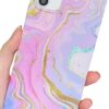 Pearl Pattern Compatible with iPhone 11 Rectangle Edge Case, Slim Soft TPU Silicone Protective Bumper Cases Cover(Pink Pearl,11)