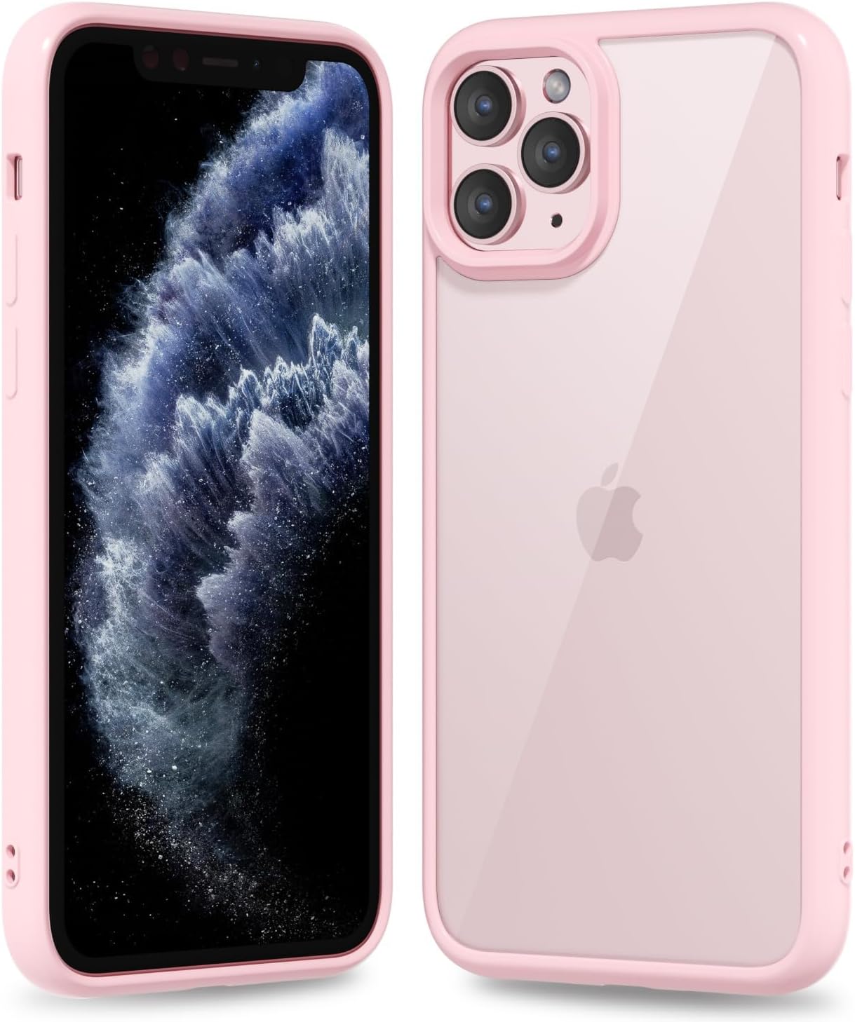 Thin Slim Clear case for iPhone XR, Transparent Hybrid Hard Shell Plastic & Soft Silicone Rubber Bumper, Non-Yellow Acrylic Protective Lightweight Cover for Women, White