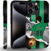 case Compatible with iPhone 13, Dark Blue Steed and Cactus Mix Two Layers of Protective Hard Shell Clear Design and dust-Proof. Suitable for iPhone 13