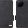 Cell Phone Flip Case Cover Compatible with Phone 8/ROG Phone 8 Pro Wallet Case,PU Leather Flip Folio Case with Card Holders [Shockproof TPU Inner Shell] Phone Cover, Magnetic Closure Protecti