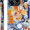 Compatible with for iPhone 14,Fruit Lemon European Summer Collage Phone Case for Girl Women Boy Men,Scratch Resistant Shockproof Cover Case for iPhone 14