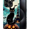 case Compatible with iPhone 13, Dark Blue Steed and Cactus Mix Two Layers of Protective Hard Shell Clear Design and dust-Proof. Suitable for iPhone 13