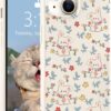 for iPhone 13 Case, Cute Kawaii Panda Pink Liquid Silicone Slim Fit Soft Gel Rubber Protective Phone Cover for Women Girls