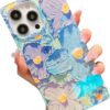 Pearl Pattern Compatible with iPhone 11 Rectangle Edge Case, Slim Soft TPU Silicone Protective Bumper Cases Cover(Pink Pearl,11)