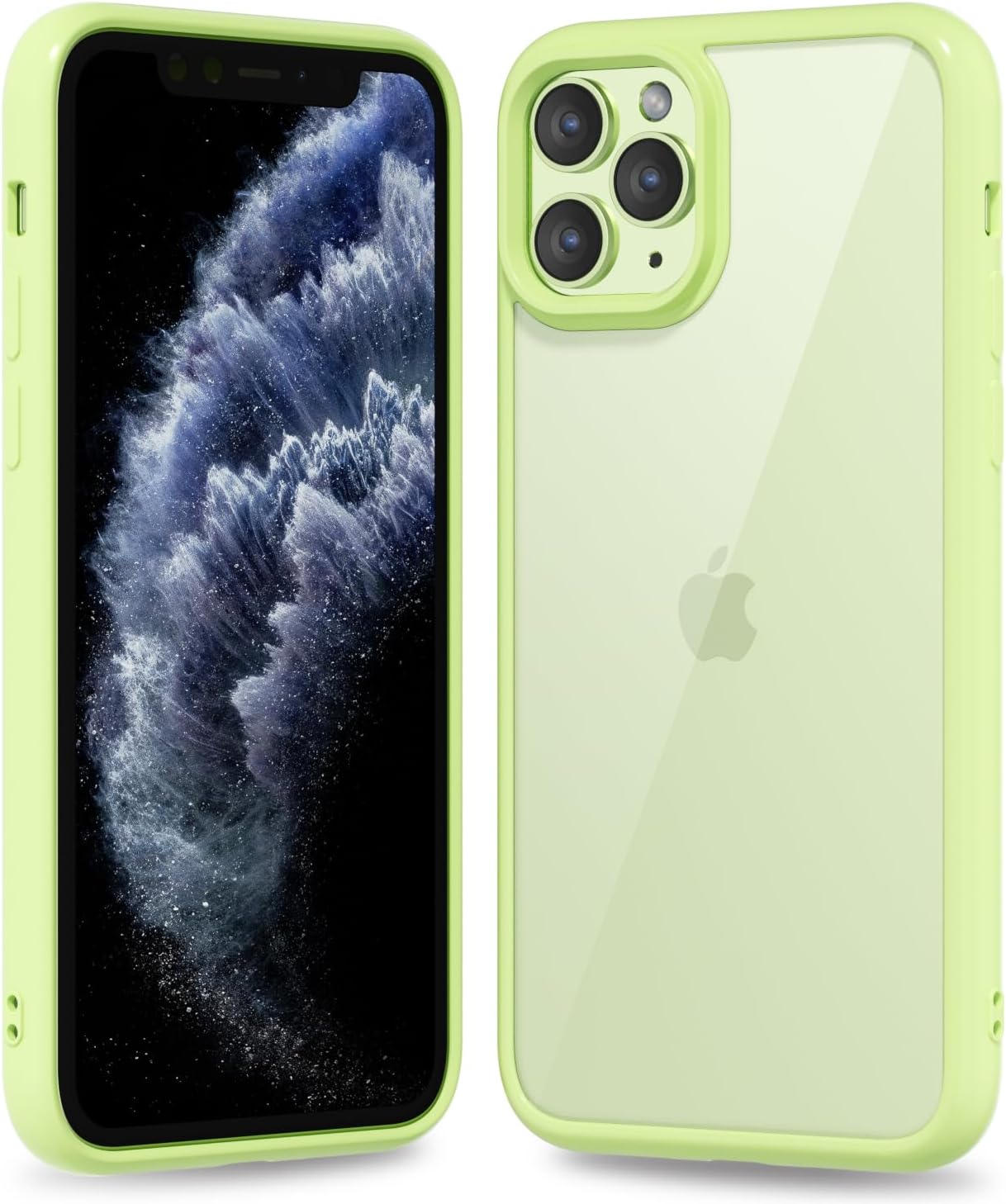 Thin Slim Clear case for iPhone XR, Transparent Hybrid Hard Shell Plastic & Soft Silicone Rubber Bumper, Non-Yellow Acrylic Protective Lightweight Cover for Women, White