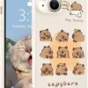 for iPhone 13 Case, Cute Kawaii Panda Pink Liquid Silicone Slim Fit Soft Gel Rubber Protective Phone Cover for Women Girls