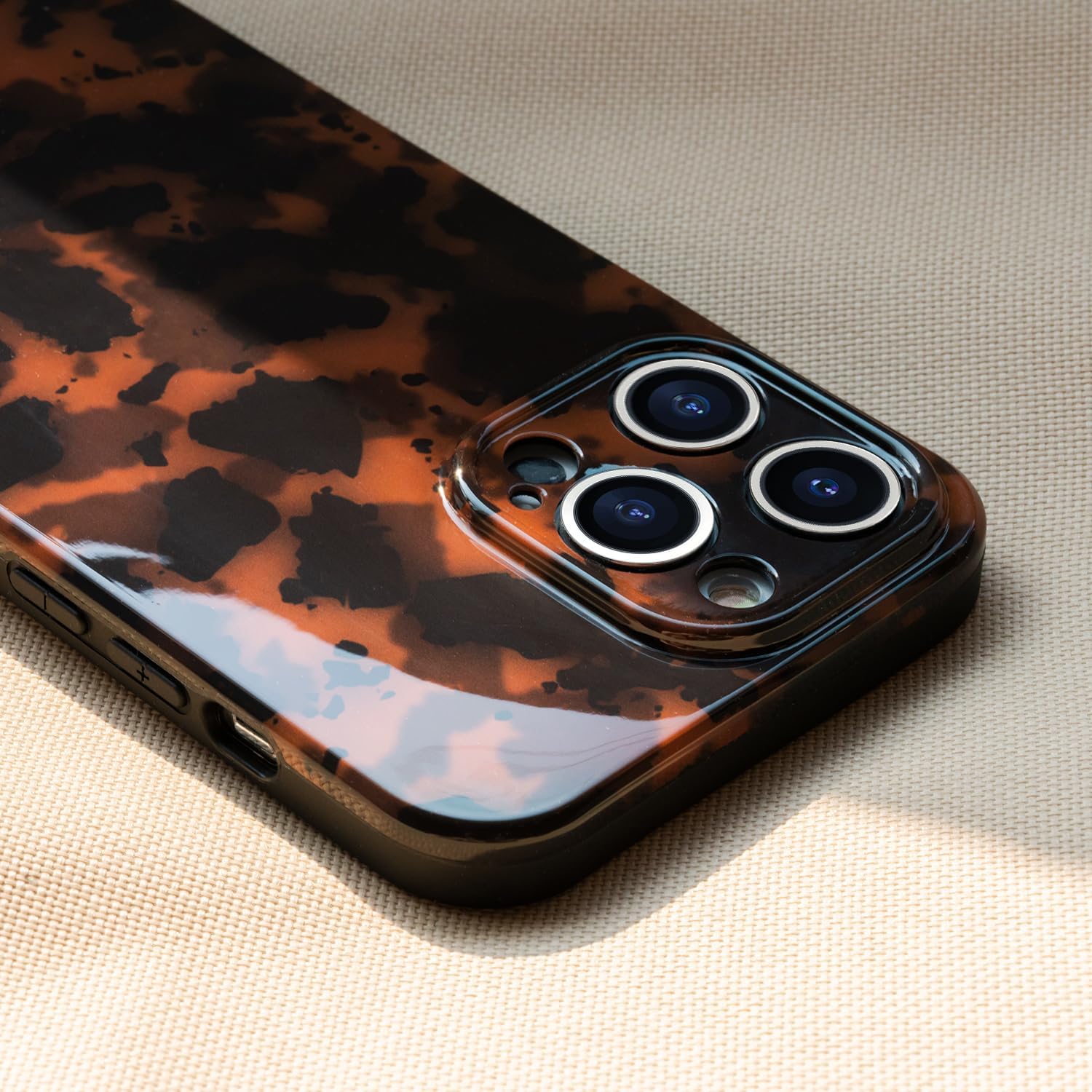 Phone Case for iPhone 13 Pro Max, Lightweight Tortoiseshell TPU Slim Phone Cover for Women, Drop Protection Shockproof Protective Phone Holder (for iPhone 13 Pro Max)