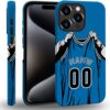 case Compatible with iPhone 13, Dark Blue Steed and Cactus Mix Two Layers of Protective Hard Shell Clear Design and dust-Proof. Suitable for iPhone 13