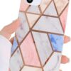 Pearl Pattern Compatible with iPhone 11 Rectangle Edge Case, Slim Soft TPU Silicone Protective Bumper Cases Cover(Pink Pearl,11)