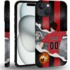 case Compatible with iPhone 13, Dark Blue Steed and Cactus Mix Two Layers of Protective Hard Shell Clear Design and dust-Proof. Suitable for iPhone 13