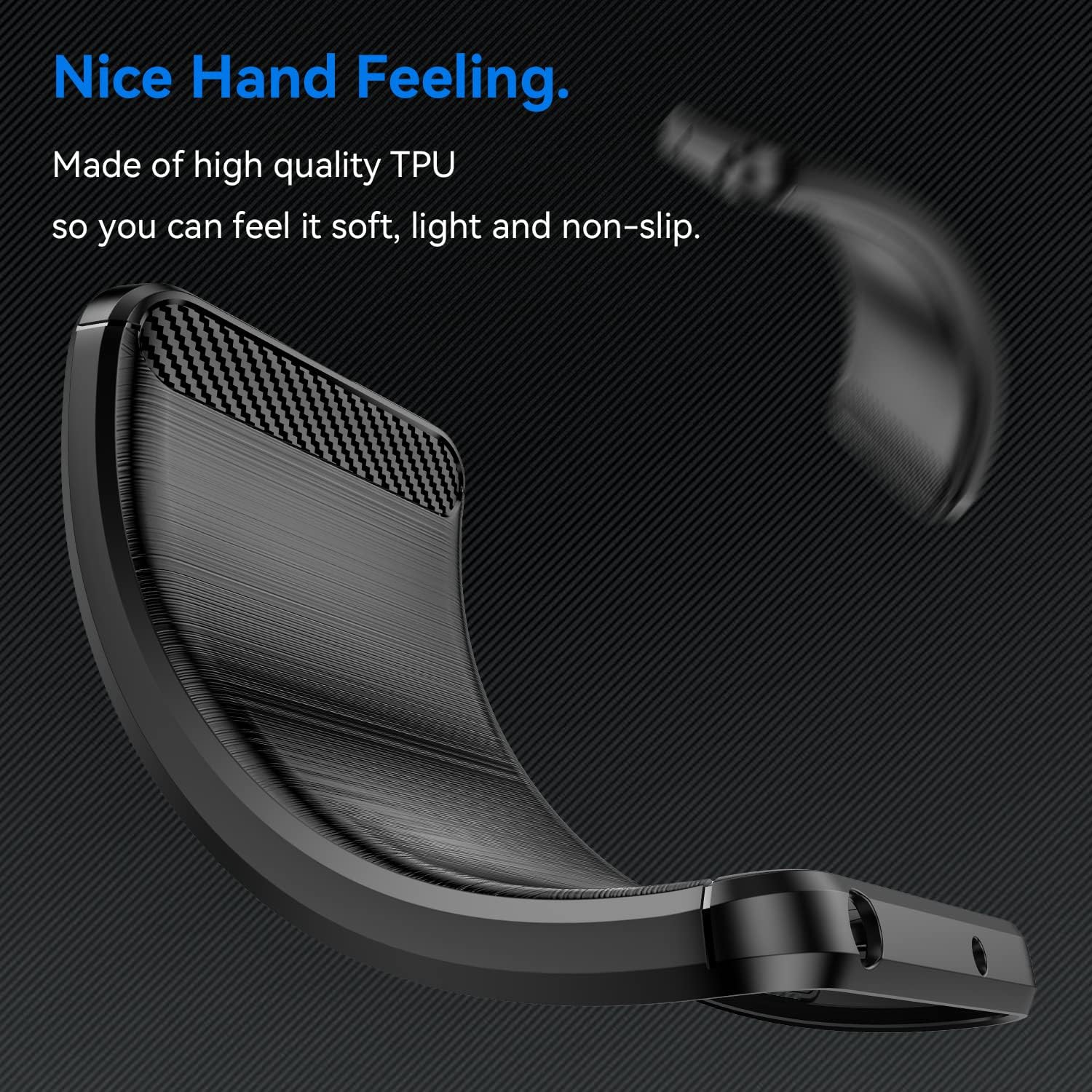 Compatible with G 5G 2023 Case,Compatible with G Power 5G 2023 Full Protection Shockproof TPU Soft Shell Cell Phone Case Cover Black