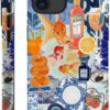 Compatible with for iPhone 14,Fruit Lemon European Summer Collage Phone Case for Girl Women Boy Men,Scratch Resistant Shockproof Cover Case for iPhone 14