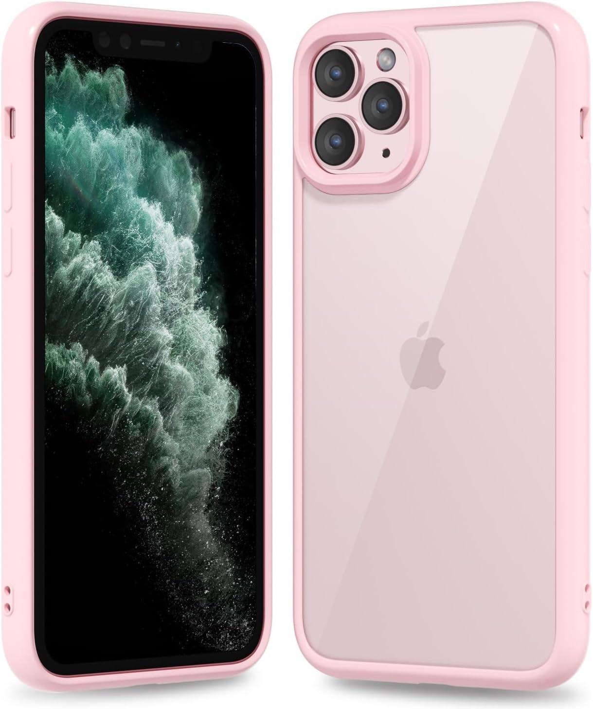 Thin Slim Clear case for iPhone XR, Transparent Hybrid Hard Shell Plastic & Soft Silicone Rubber Bumper, Non-Yellow Acrylic Protective Lightweight Cover for Women, White