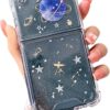 71W-OdNWEUL._AC_SL1500 Compatible with Galaxy Flip 6 Case Women Girls Flexible TPU Sequin Sparkle Glitter Shockproof Protective Phone Cover for Galaxy Z Flip 6 (Shell Colorful)