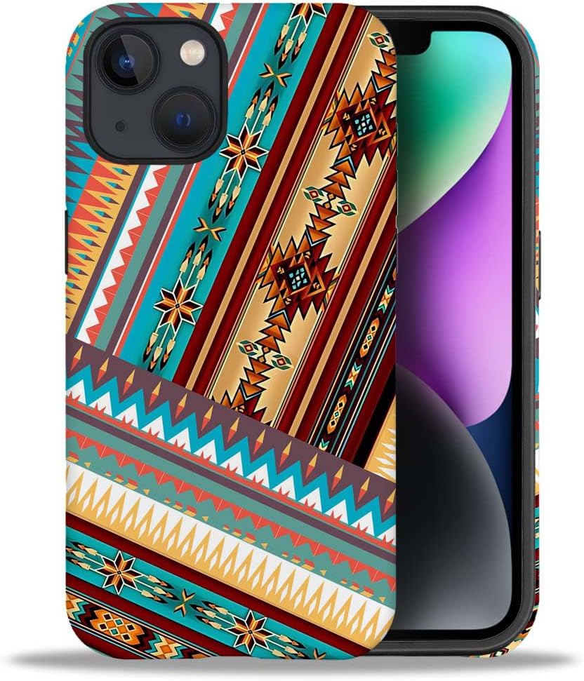 Phone Case Compatible with iPhone 14 Plus Case,Hybrid 2 Layer PC Hard Shell + Silicone Protective Case, White Gold Marble Scratch-Resistant Shockproof Cover for iPhone 14 Plus