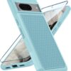 Google Pixel 8 Case: Dual Layer Durable Shockproof Protective Cell Phone Cover with Hybrid Matte Textured Shell | Heavy Duty Military Grade Rugged Drop Protection Bumper Tough Cases