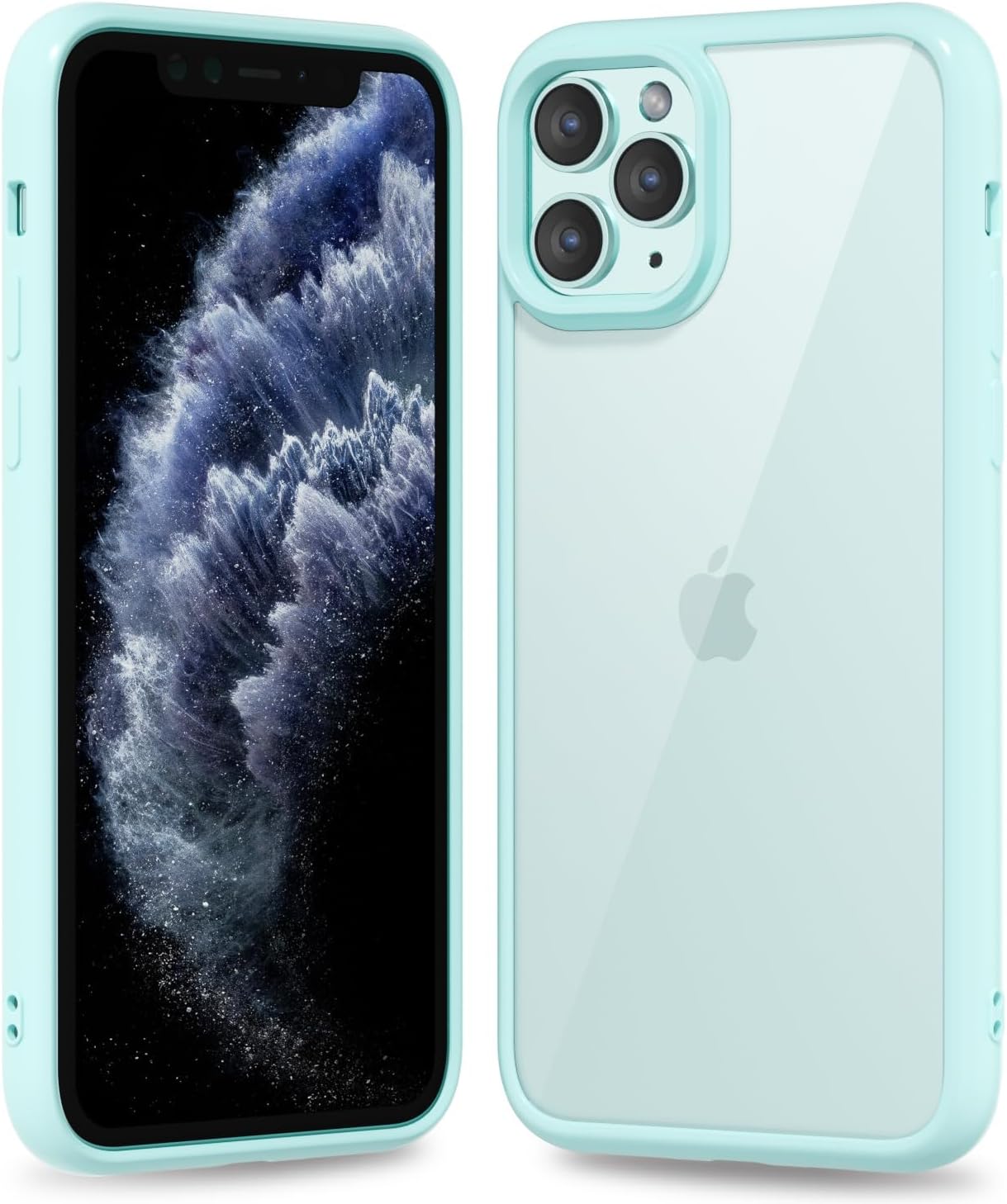 Thin Slim Clear case for iPhone XR, Transparent Hybrid Hard Shell Plastic & Soft Silicone Rubber Bumper, Non-Yellow Acrylic Protective Lightweight Cover for Women, White