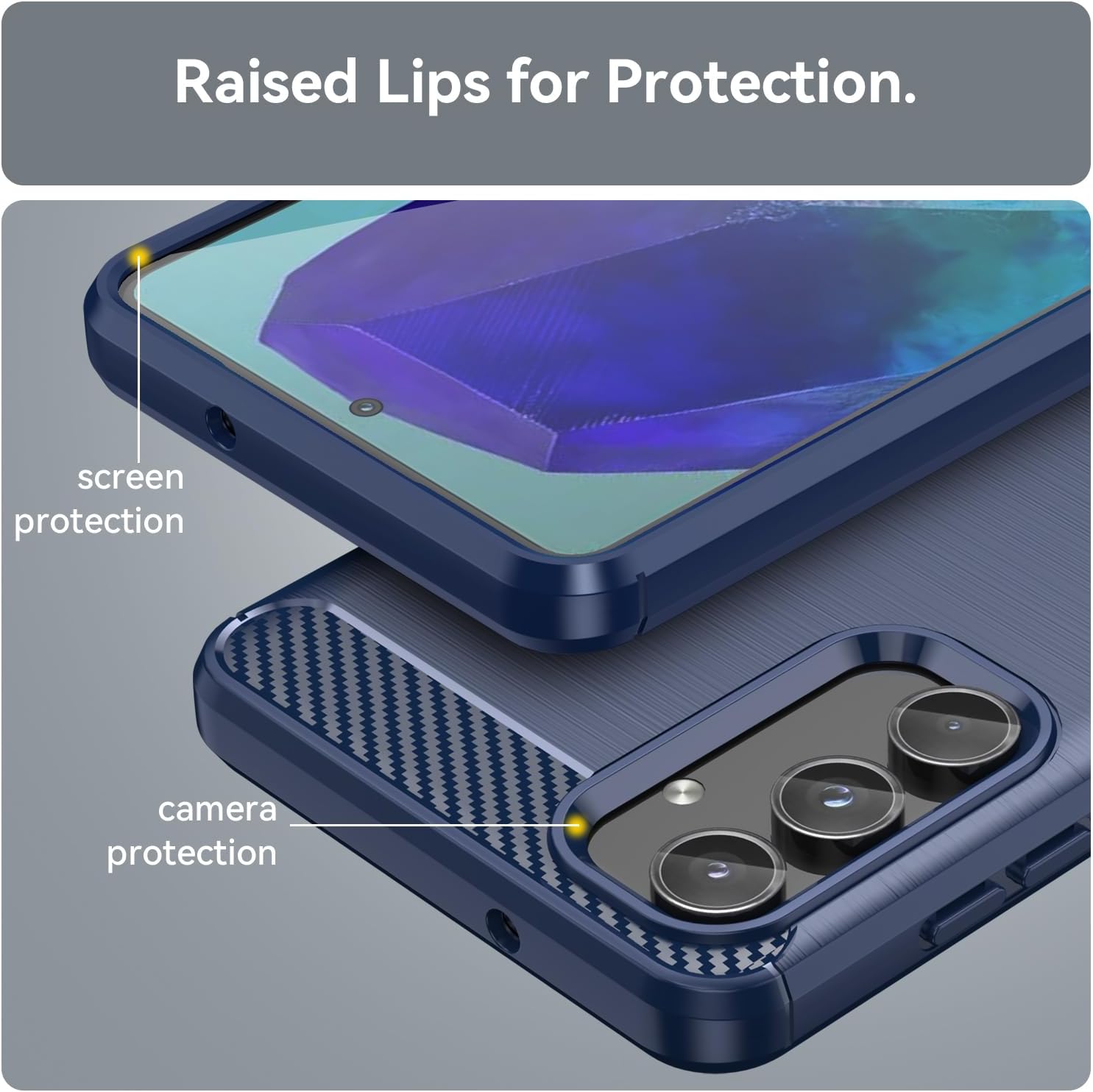 Compatible with P70 Pro Case,Compatible with Pura 70 Pro Plus 5G / Pura 70 Pro 5G Shockproof Protection TPU Soft Shell Cell Phone Case Cover Blue