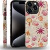 Case Compatible with iPhone 15 Pro Max Case,A Shell Shell by The Sea Full Pattern Plastic Soft TPU Case for iPhone 15 Pro Max Case,Double Protection Corner Case for iPhone 15 Pro Max 6.7-inch