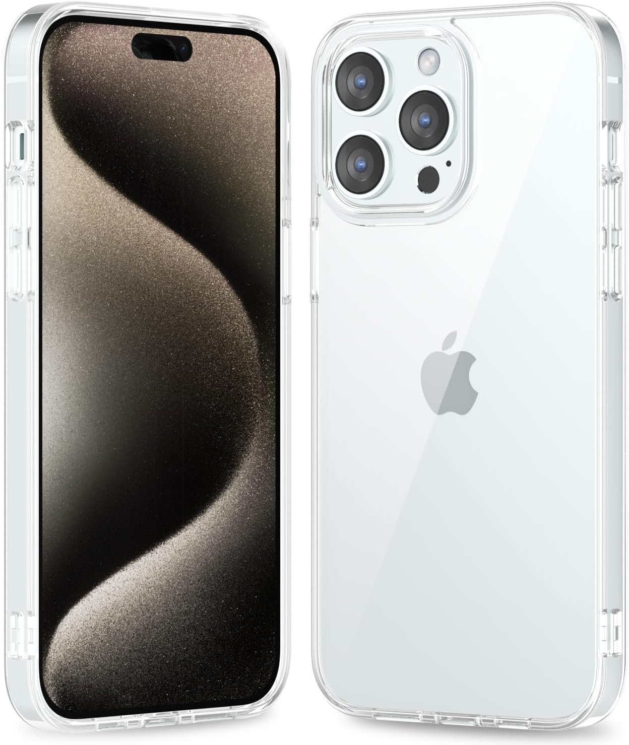 Thin Slim Clear case for iPhone XR, Transparent Hybrid Hard Shell Plastic & Soft Silicone Rubber Bumper, Non-Yellow Acrylic Protective Lightweight Cover for Women, White