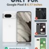 Google Pixel 8 Case: Dual Layer Durable Shockproof Protective Cell Phone Cover with Hybrid Matte Textured Shell | Heavy Duty Military Grade Rugged Drop Protection Bumper Tough Cases