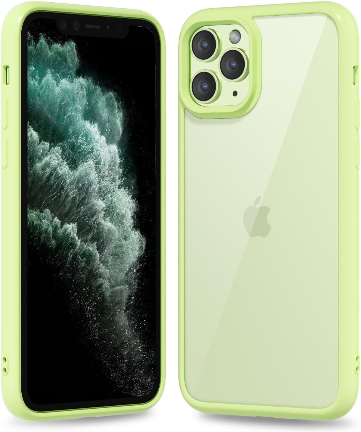 Thin Slim Clear case for iPhone XR, Transparent Hybrid Hard Shell Plastic & Soft Silicone Rubber Bumper, Non-Yellow Acrylic Protective Lightweight Cover for Women, White