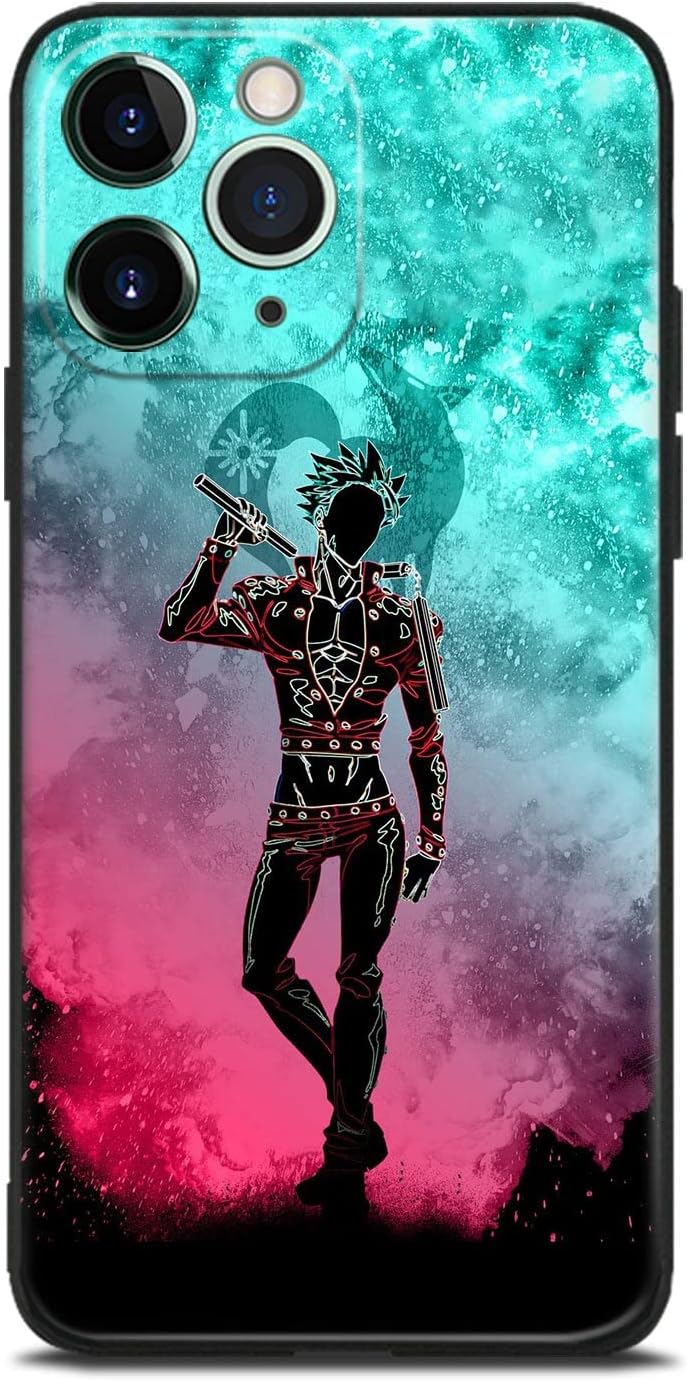 Japanese Anime Design Pattern Non-Slip Shockproof Protective Manga Shell Cover Anti-Drop Cell Phone Cases (for iPhone 11)