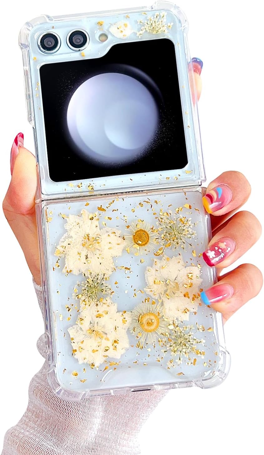 71pwDH6H4vL._AC_SL1500 Compatible with Galaxy Flip 6 Case Women Girls Flexible TPU Sequin Sparkle Glitter Shockproof Protective Phone Cover for Galaxy Z Flip 6 (Shell Colorful)