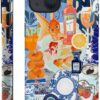 Compatible with for iPhone 14,Fruit Lemon European Summer Collage Phone Case for Girl Women Boy Men,Scratch Resistant Shockproof Cover Case for iPhone 14