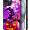 case Compatible with iPhone 13, Dark Blue Steed and Cactus Mix Two Layers of Protective Hard Shell Clear Design and dust-Proof. Suitable for iPhone 13