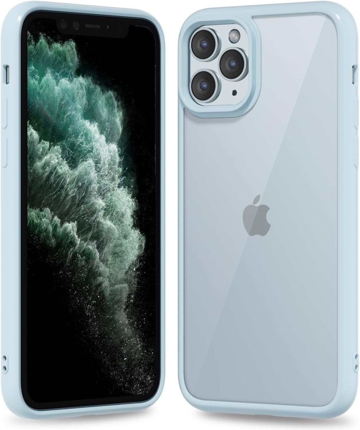 Thin Slim Clear case for iPhone XR, Transparent Hybrid Hard Shell Plastic & Soft Silicone Rubber Bumper, Non-Yellow Acrylic Protective Lightweight Cover for Women, White