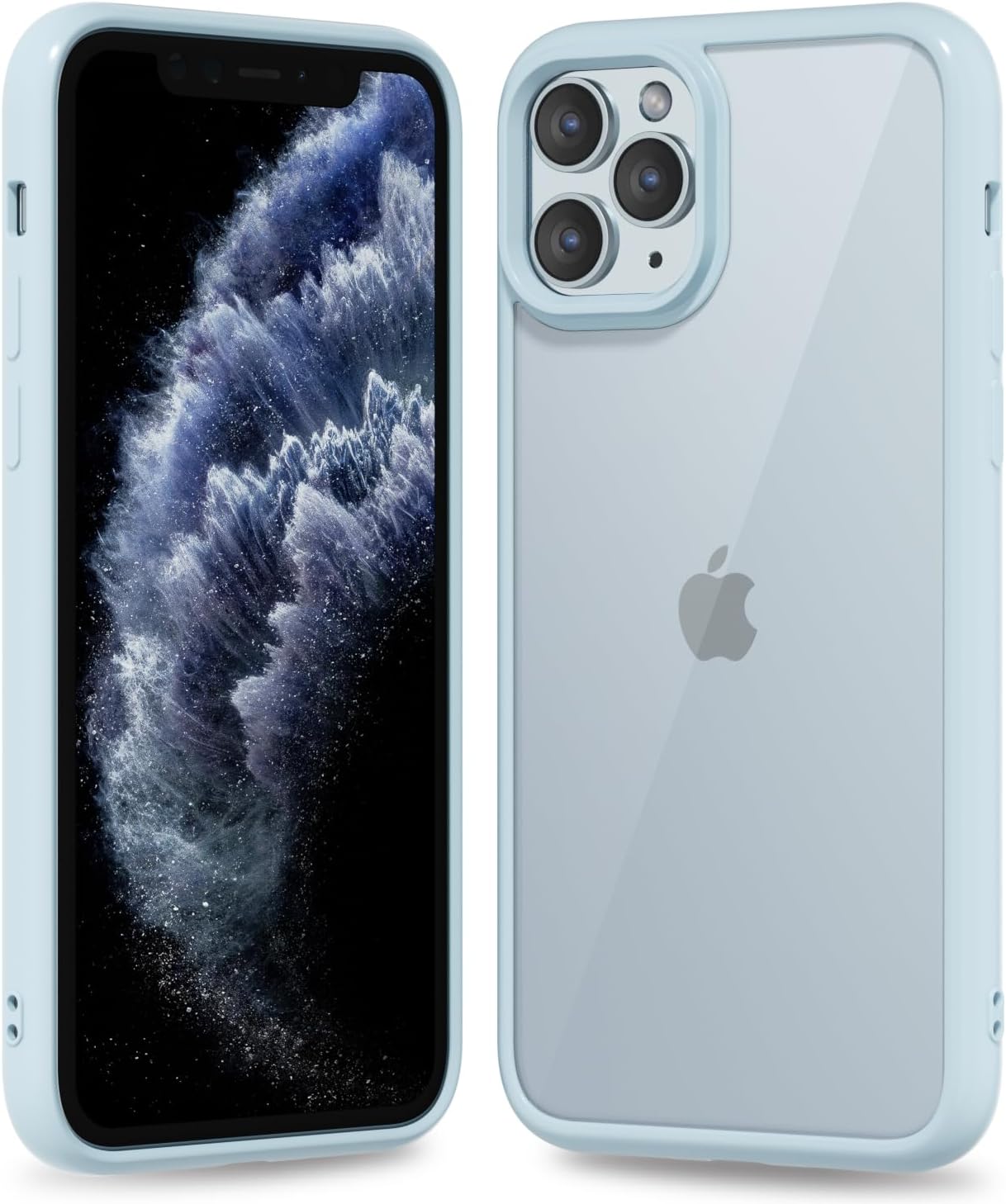 Thin Slim Clear case for iPhone XR, Transparent Hybrid Hard Shell Plastic & Soft Silicone Rubber Bumper, Non-Yellow Acrylic Protective Lightweight Cover for Women, White