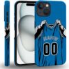 case Compatible with iPhone 13, Dark Blue Steed and Cactus Mix Two Layers of Protective Hard Shell Clear Design and dust-Proof. Suitable for iPhone 13