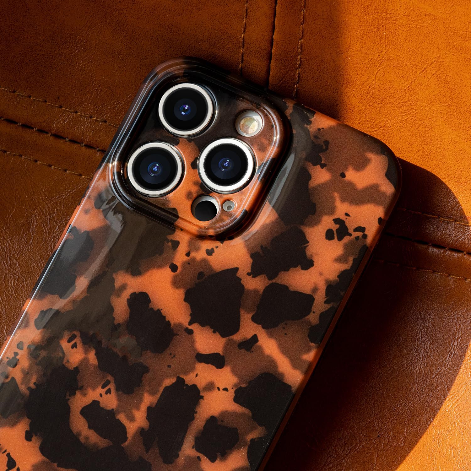 Phone Case for iPhone 13 Pro Max, Lightweight Tortoiseshell TPU Slim Phone Cover for Women, Drop Protection Shockproof Protective Phone Holder (for iPhone 13 Pro Max)