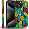 case Compatible with iPhone 13, Dark Blue Steed and Cactus Mix Two Layers of Protective Hard Shell Clear Design and dust-Proof. Suitable for iPhone 13