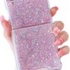 81glFxpm19L._AC_SL1500 Compatible with Galaxy Flip 6 Case Women Girls Flexible TPU Sequin Sparkle Glitter Shockproof Protective Phone Cover for Galaxy Z Flip 6 (Shell Colorful)
