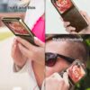 for 2024 5G PU Leather Folio Case Ultra Slim Lightweight,PU Leather+PC Hard Shell,Stylish Phone Case, Support Wireless Charging Case for  2024
