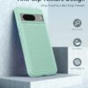 Google Pixel 8 Case: Dual Layer Durable Shockproof Protective Cell Phone Cover with Hybrid Matte Textured Shell | Heavy Duty Military Grade Rugged Drop Protection Bumper Tough Cases