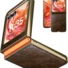 for 2024 5G PU Leather Folio Case Ultra Slim Lightweight,PU Leather+PC Hard Shell,Stylish Phone Case, Support Wireless Charging Case for  2024