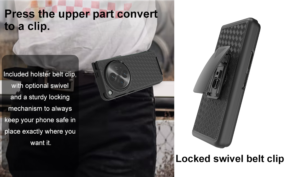 Ailiber for OnePlus Open Case with Belt Clip