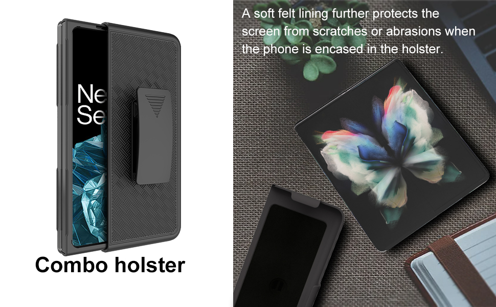 Ailiber for OnePlus Open Case with Belt Clip